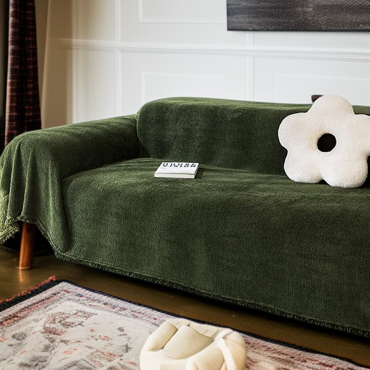소파 패드 셔니어 방수 방오 담요 소프트 밀랍 퓨어 컬러 추동 소파 커버 커버 타월