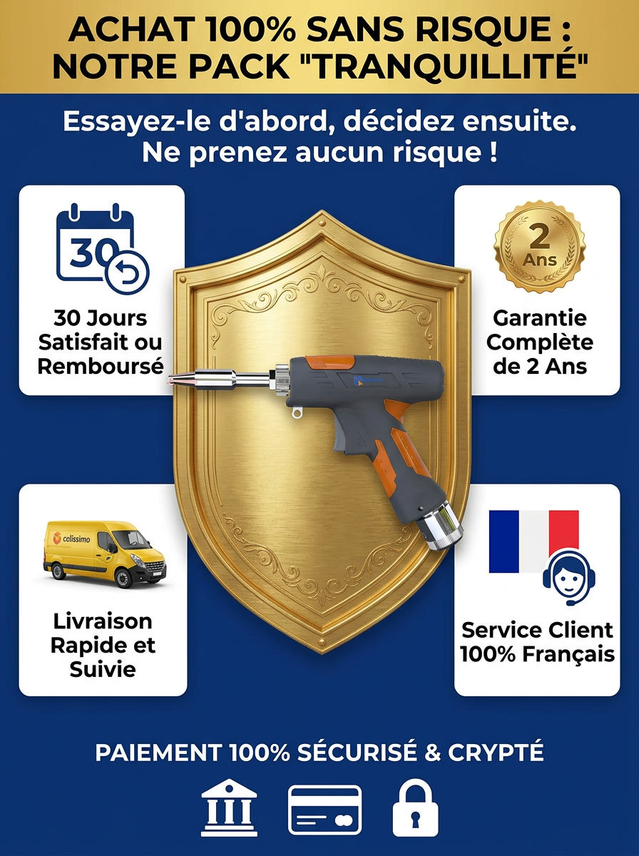 Soudeur Laser Portable Pro (90-480°C) | Zéro Étincelle| Sans Expérience, Résultat Pro en 0.1s 