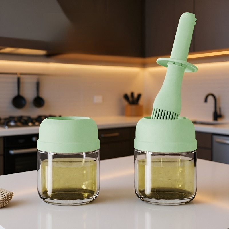 High-temperature integrated oil brush can