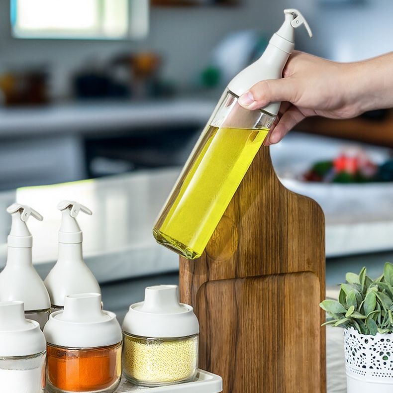 Double-Layered Spice Jar Organizer with Labels