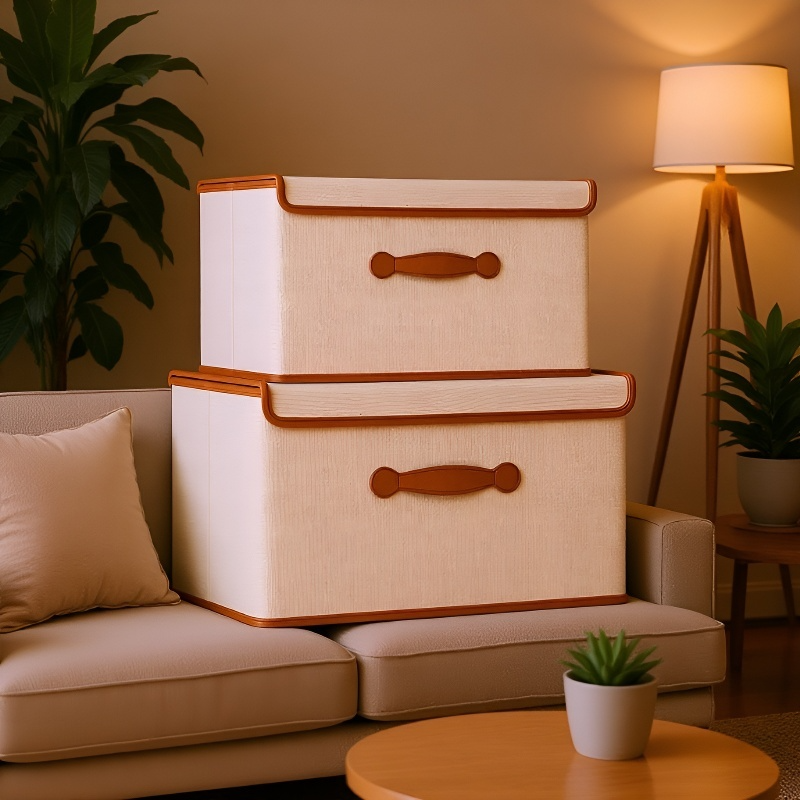 Extra Large Clothes and Quilt Storage Box with Lid