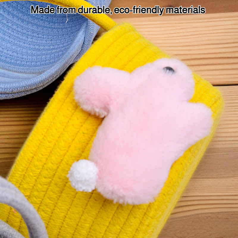 Woven baskets storage buckets