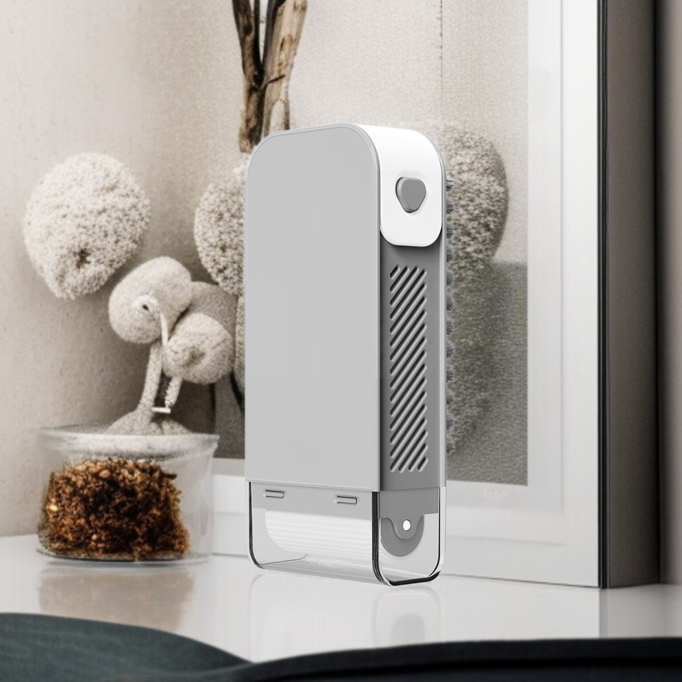 Multifunctional soap box with brush