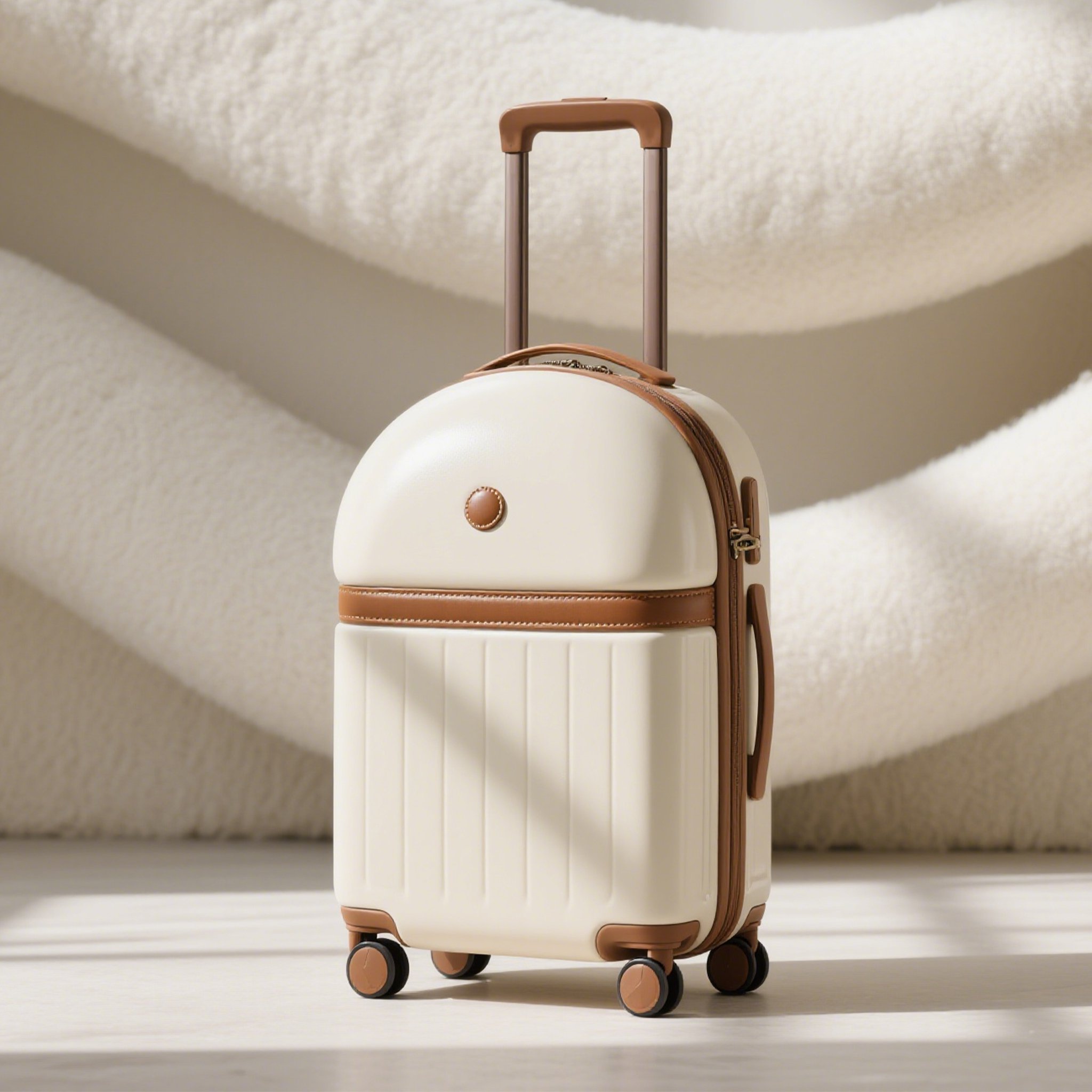 กระเป๋าเดินทางเปลือกแข็งทรงโค้ง