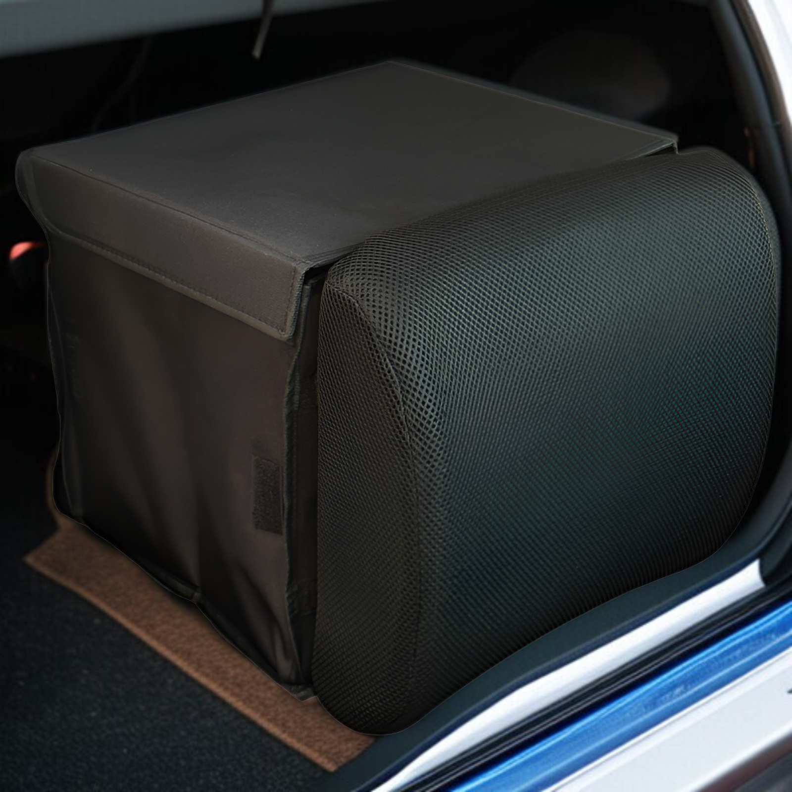 New Car Seat Storage Box & Lumbar Support Integrated Foldable Rectangular Car Organizer