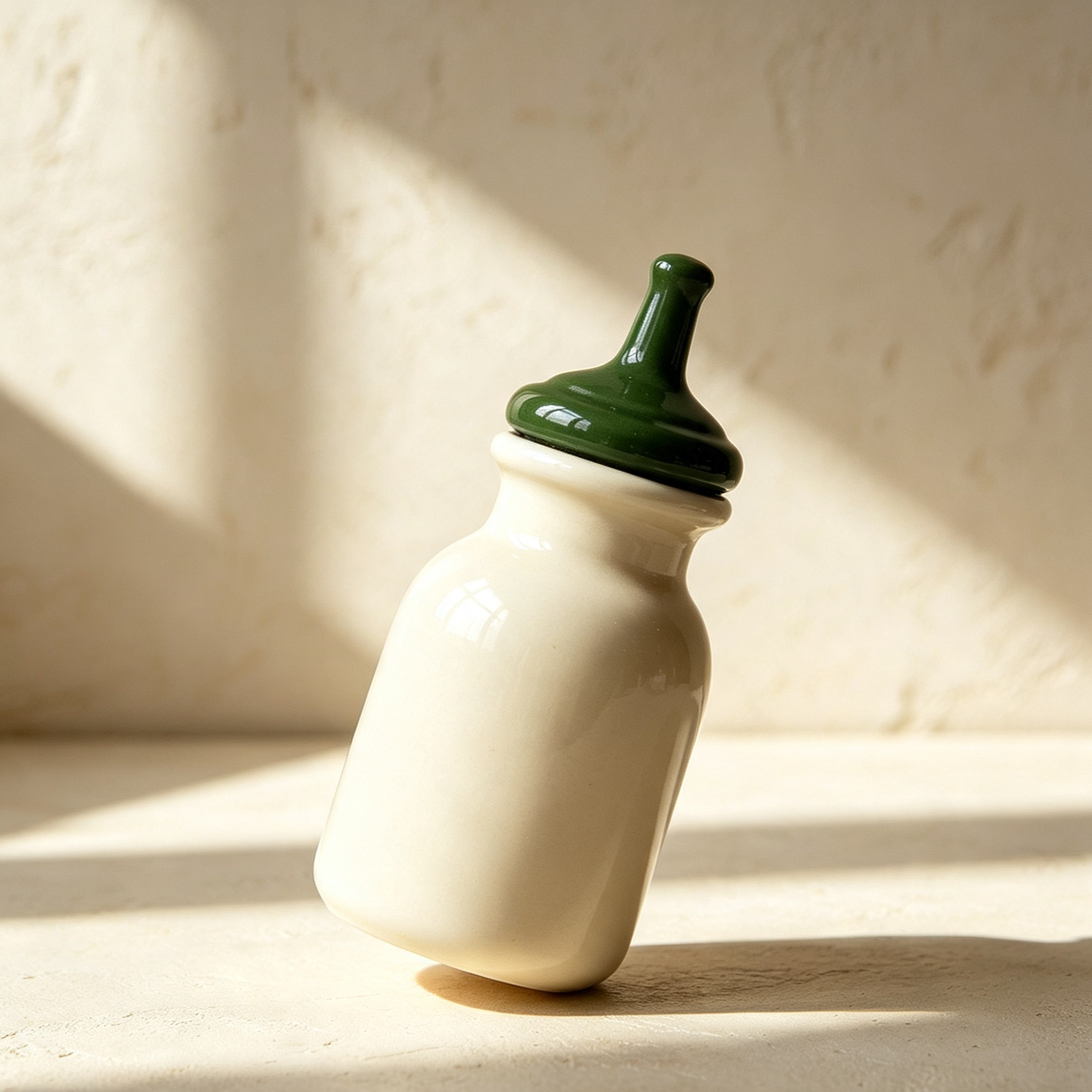 Enameled condiment bottles (6 pieces)