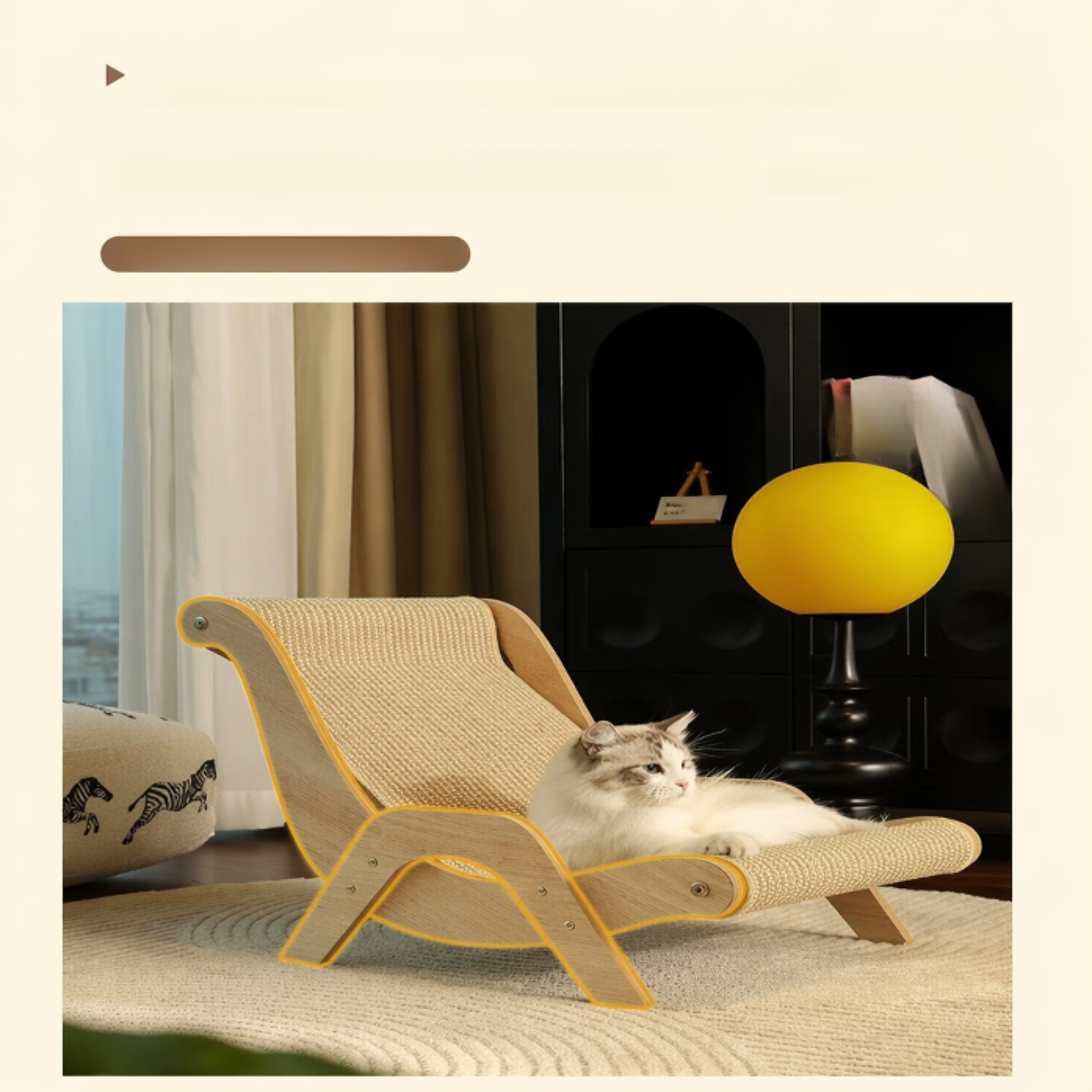 Durable Cat Scratcher Sofa Chair, All-Season Use