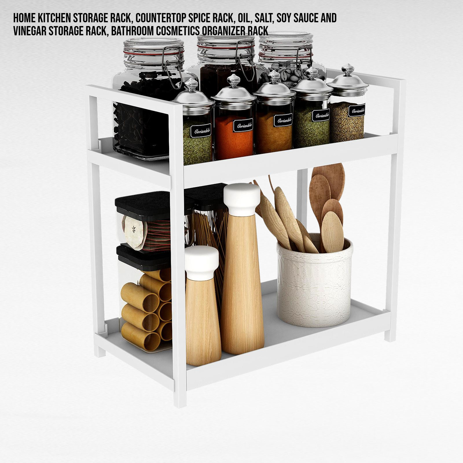  Multifunctional Kitchen & Bathroom Storage Rack
