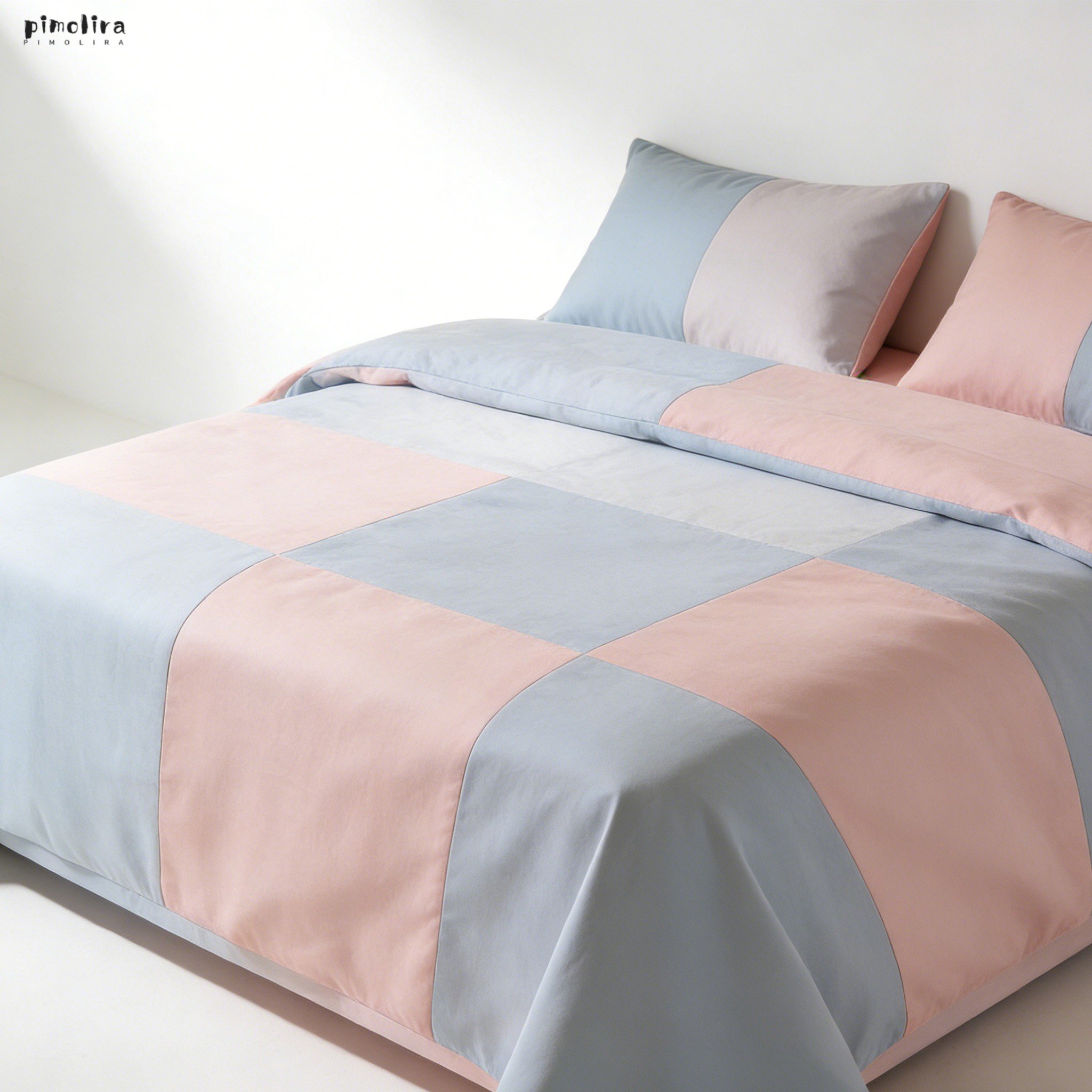 ชุดผ้าปูที่นอนสี่ชิ้น ผ้าฝ้ายแท้ ระบายอากาศสบาย