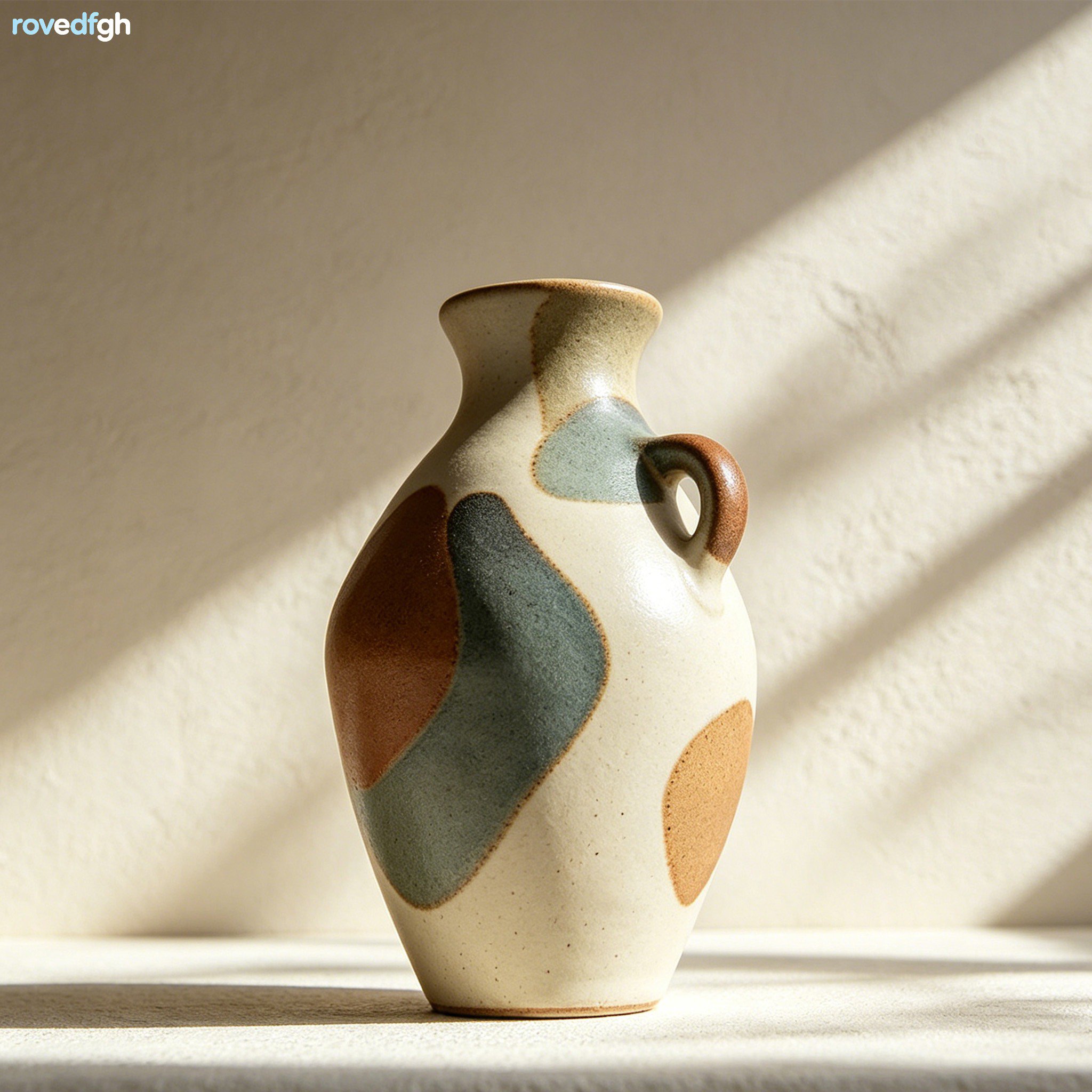 수제 세라믹 장식 화병 (한 쌍)