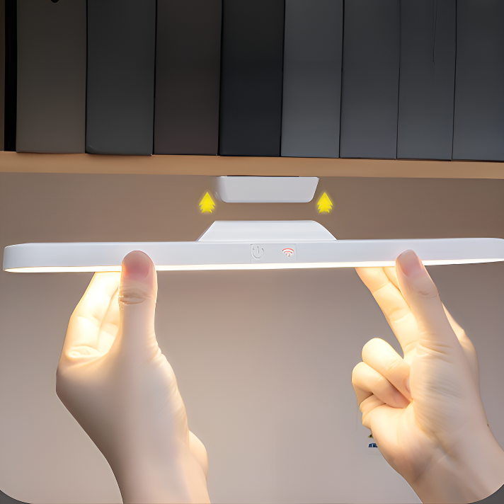 리모컨 조절 가능한 자석 회전 눈 보호 스탠드형 램프