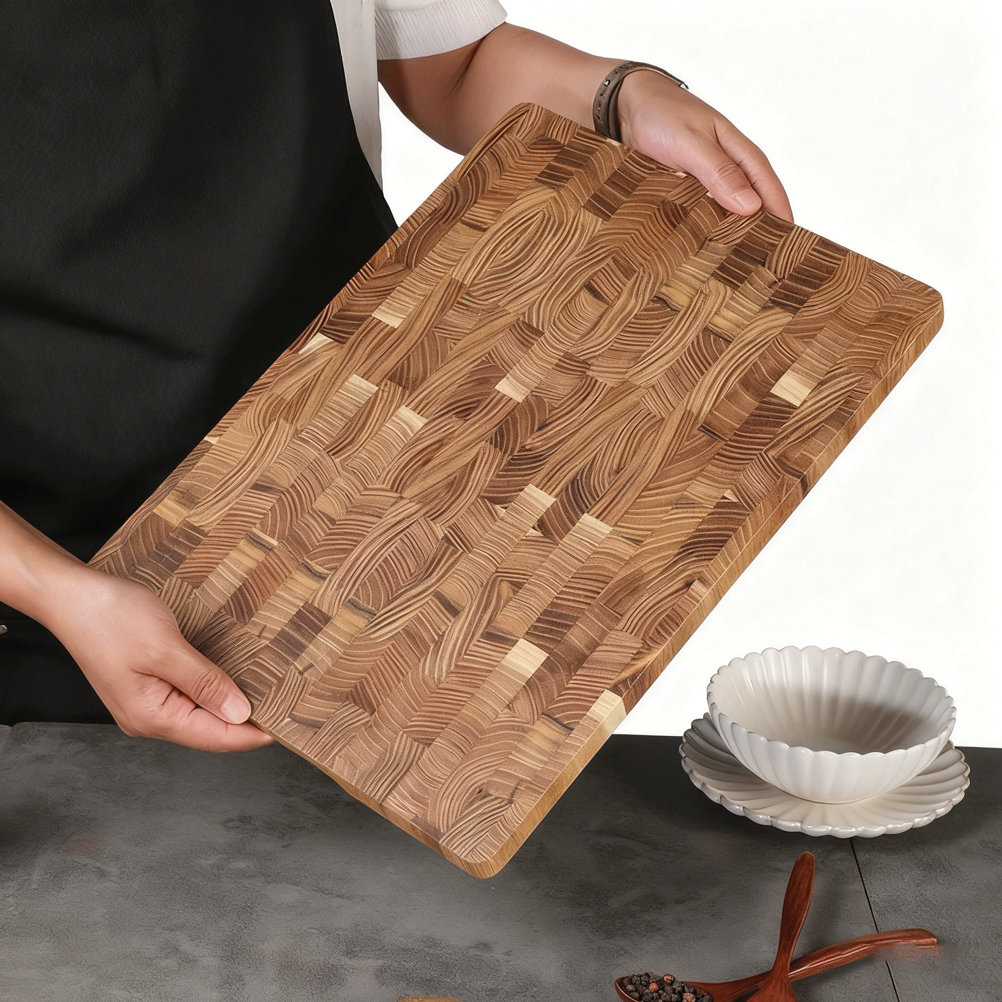 고급 티크 원목 도마