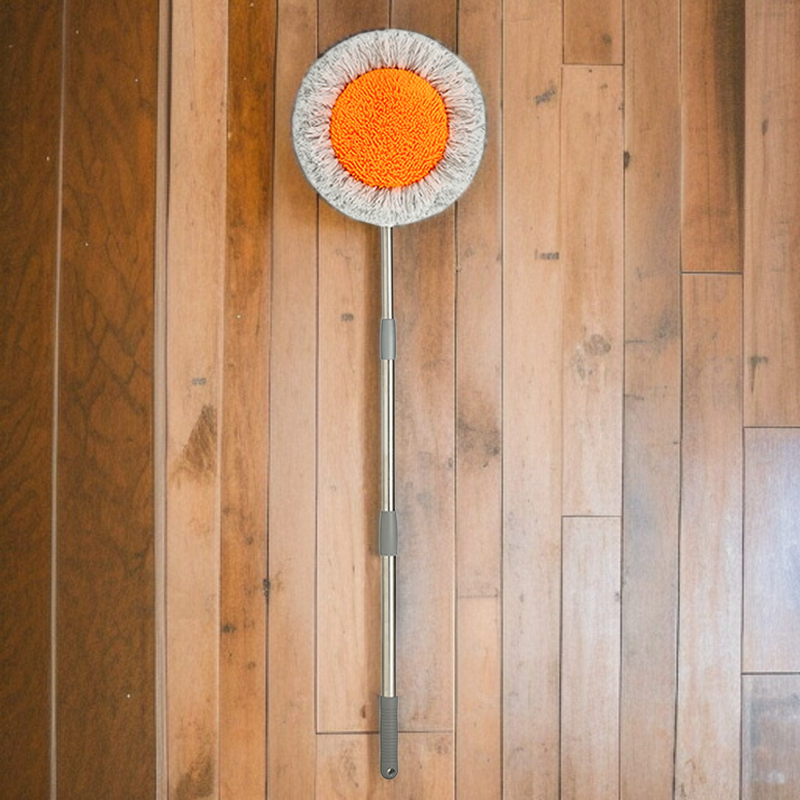 가정용 밀대 평판 천장 청소 먼지 제거 브러시 신축 회전식 밀대 셰닐 해바라기 밀대 스테인리스 스틸