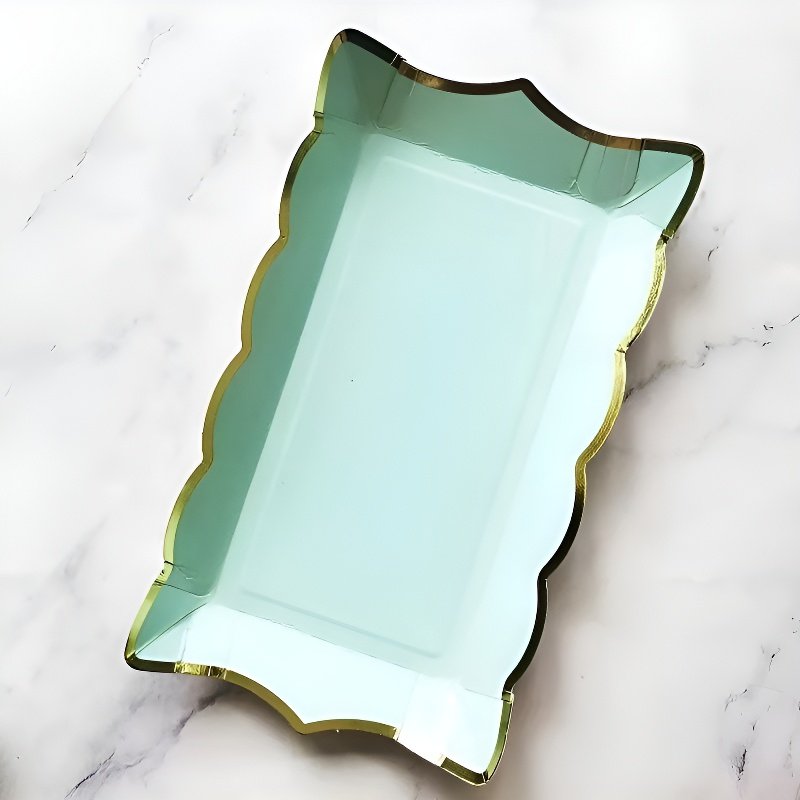Portable Disposable Rectangular Paper Tray