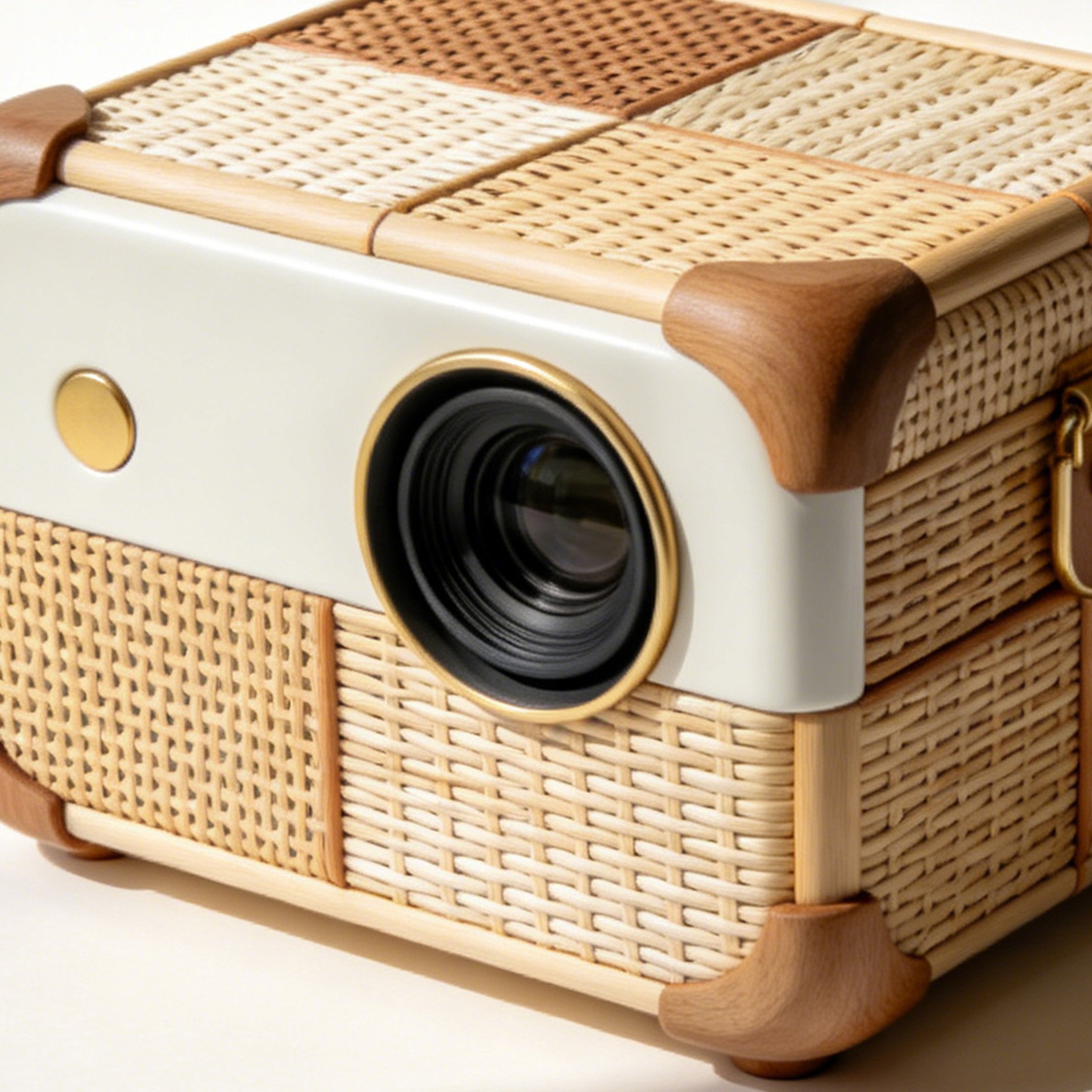 거실에 설치된 홈시네마 프로젝터