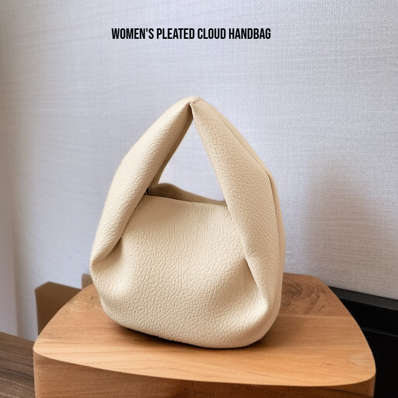 Women's Pleated Cloud Handbag