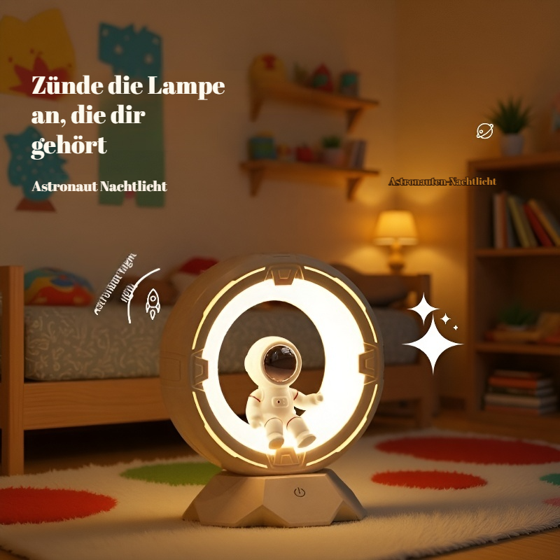 Kreatives Astronaut Nachtlicht Studentenwohnheim Dekoration Aufladbares Cartoon Atmosphäre Licht