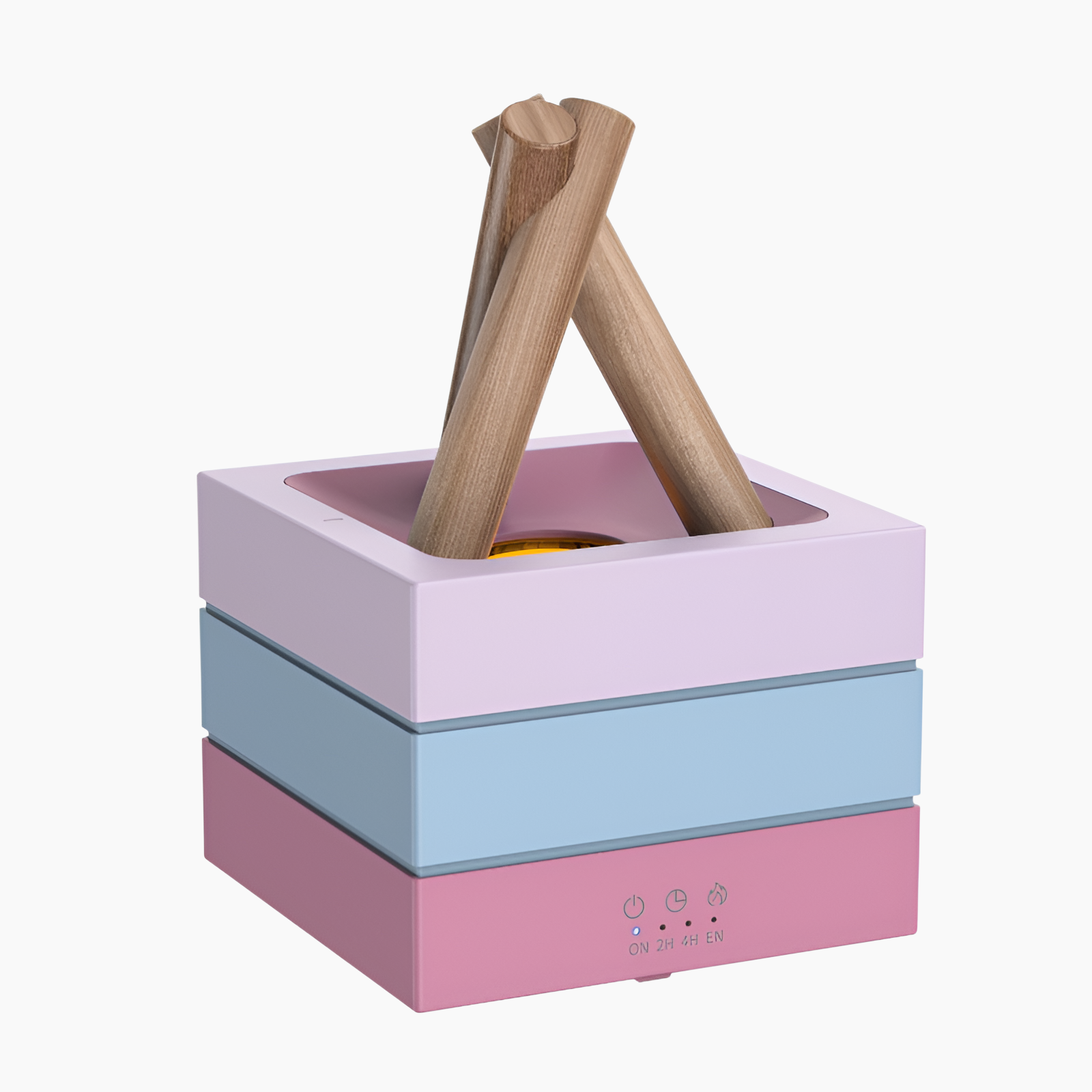 [2025新製品] 焚き火アロマセラピーディフューザー、3段階タイマー、自動電源オフ、空気燃焼防止、デスクトップUSBプラグイン、大容量ミスト、カラフルな炎ランプ、加湿器、エッセンシャルオイルディフュ