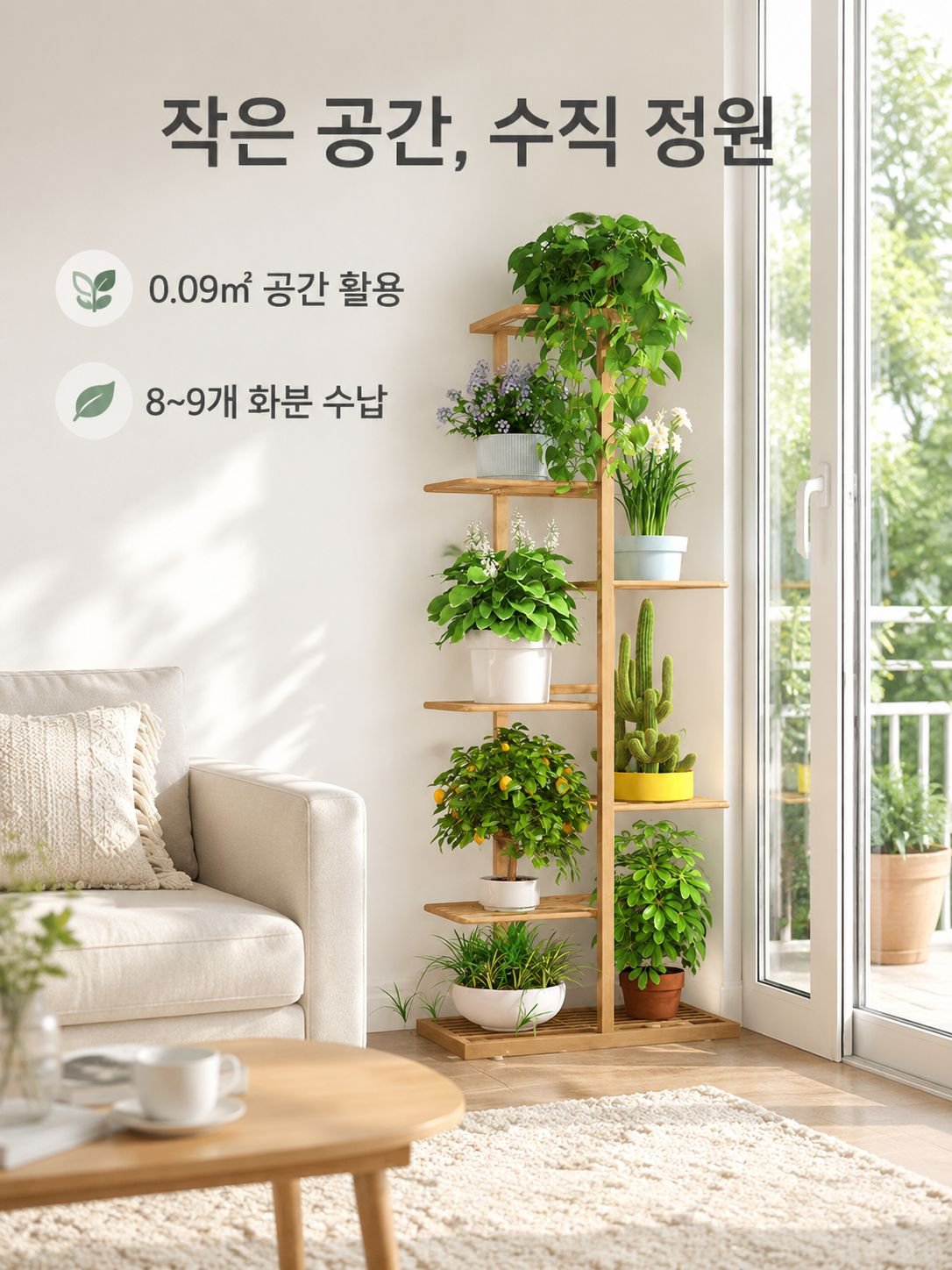 모던한 다층 가정용 거실 선반