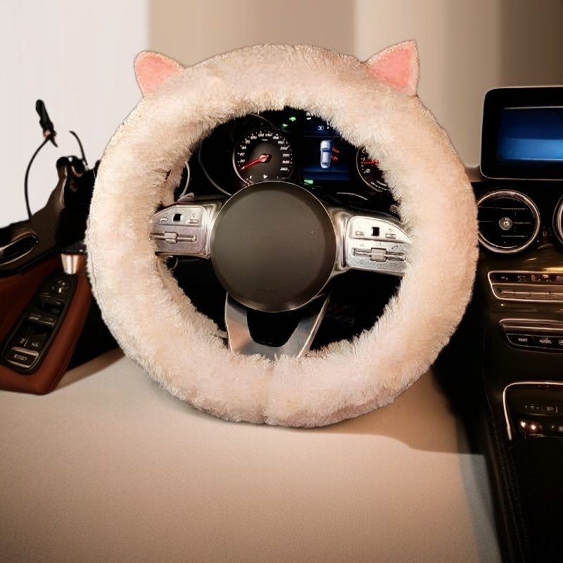 women's non-slip and warm car steering wheel cover