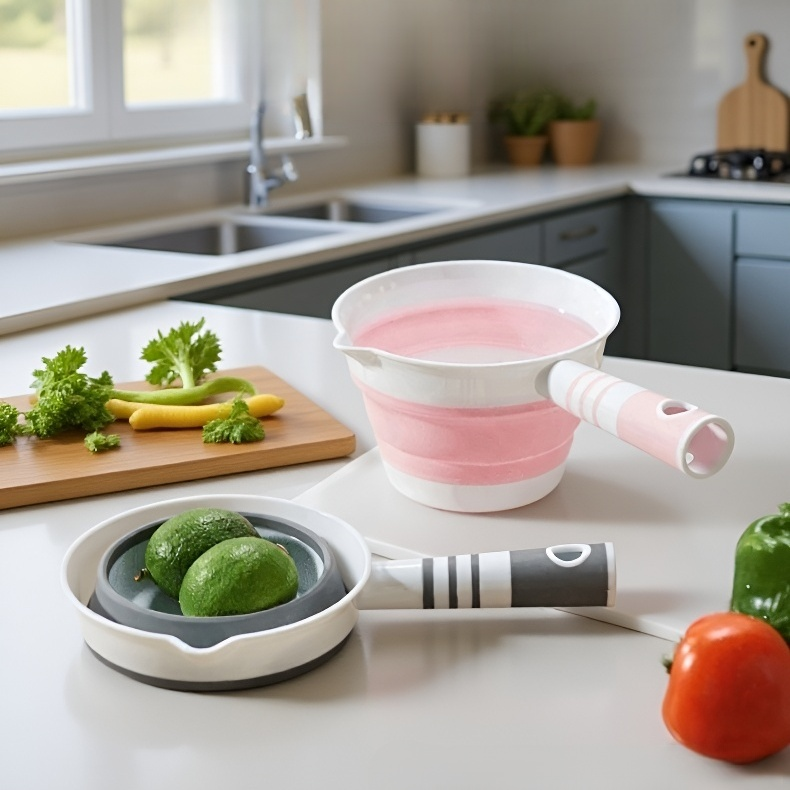 可折疊多功能可掛矽膠水瓢