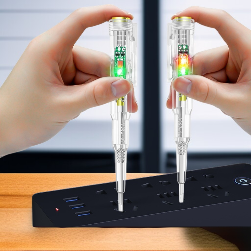 Destornillador Detector de Corriente de Alta Luminosidad para Uso Doméstico