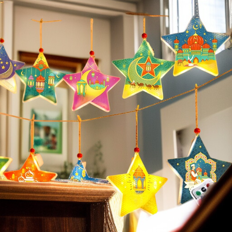 달빛 성 LED 조명 스트링