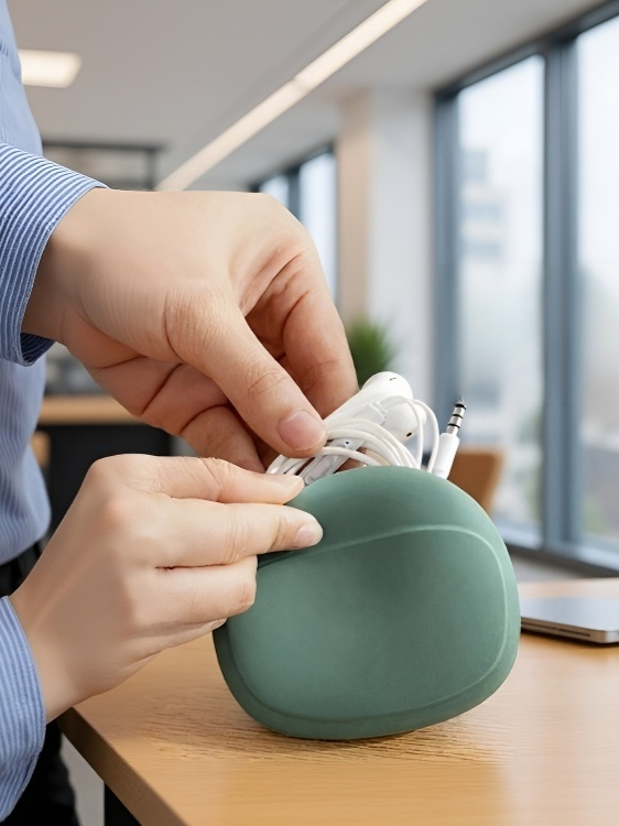 실리콘 수납 파우치실리콘 멀티 파우치