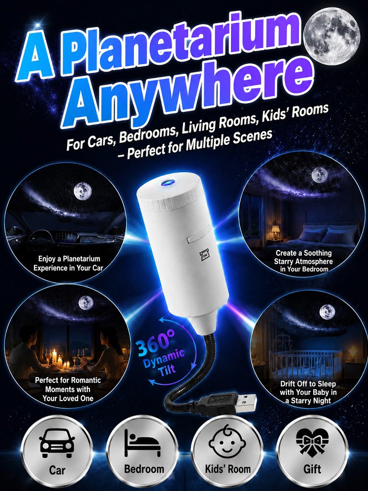Starry Sky Projection Night Light