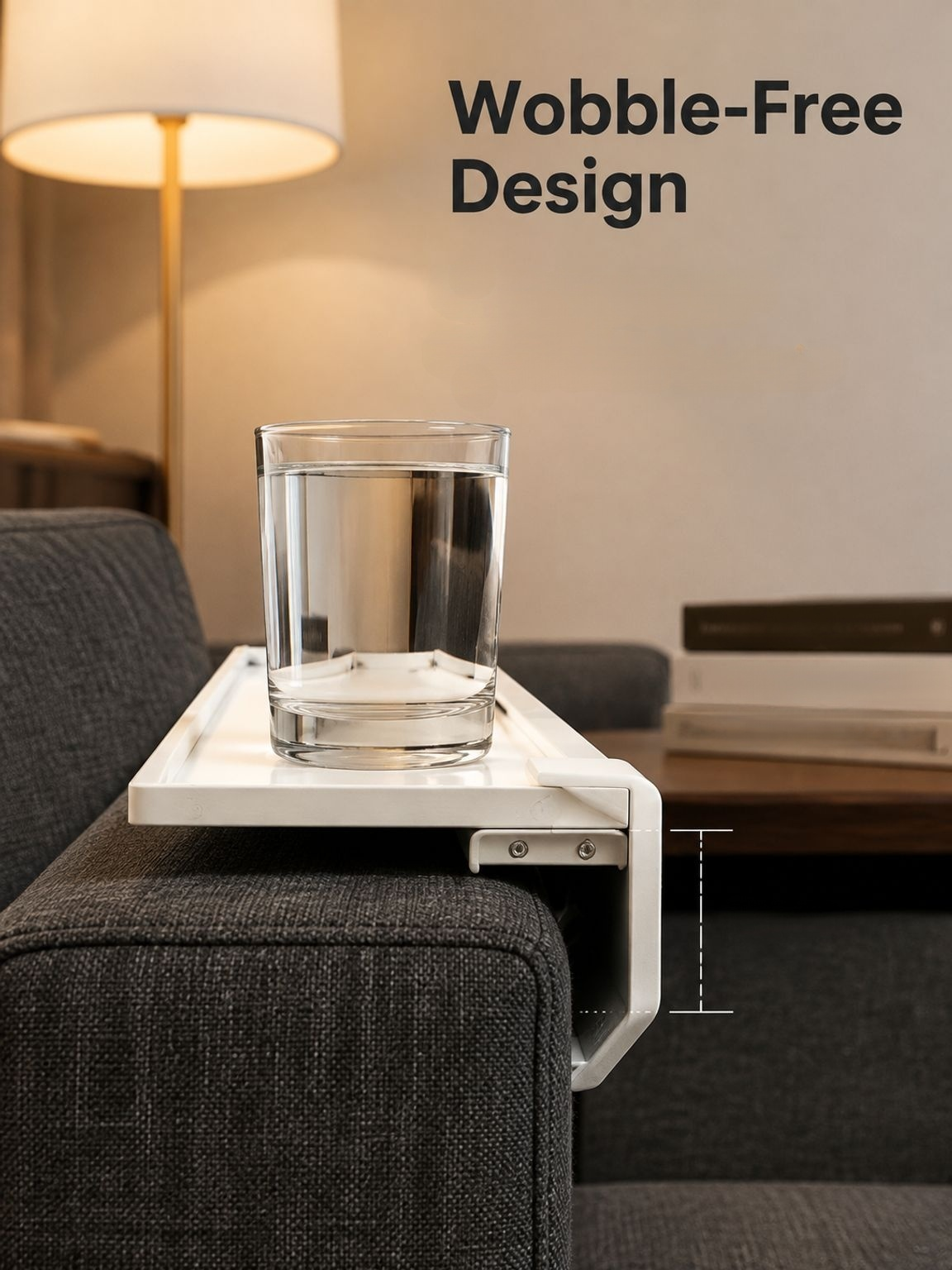 Sofa back shelf, wall-mounted shelf, display shelf, bedside gap shelf, narrow bedside storage shelf