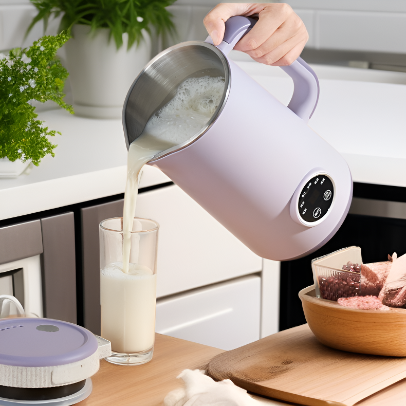 Mini-Sojamilchmaschine, vollautomatisch und ohne Filter