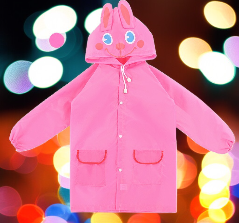 다양한 컬러의 방수 레인코트