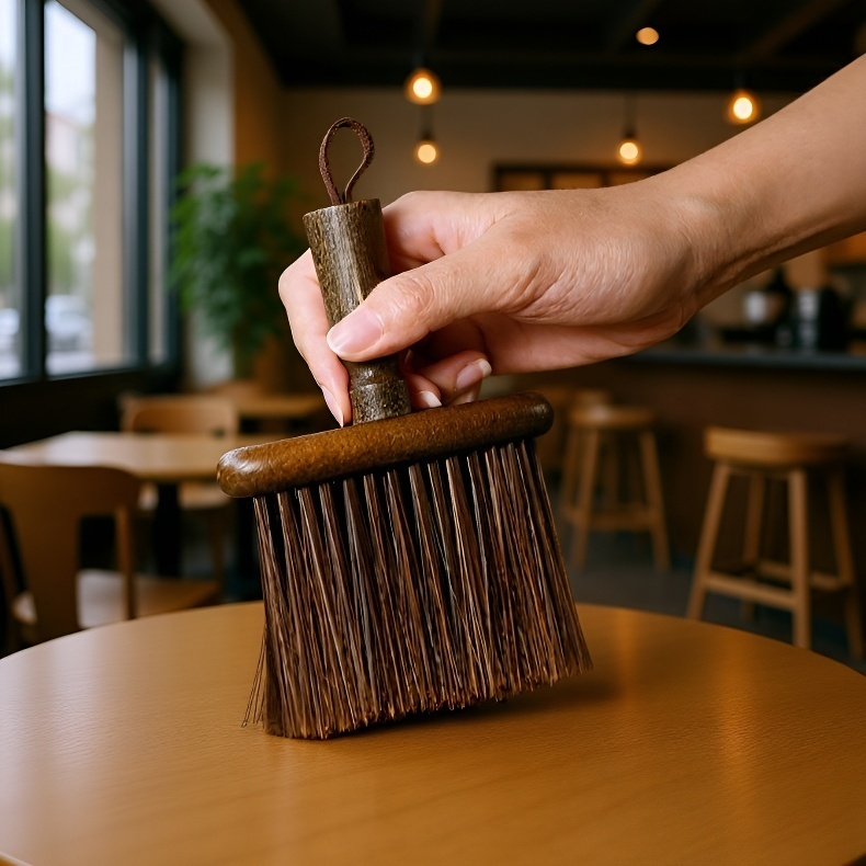 Coffee grounds cleaning tool