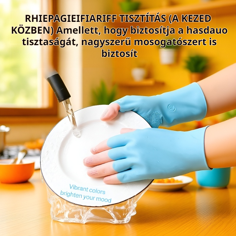  Vízálló és olajálló háztartási kesztyű mosáshoz és mosogatáshoz