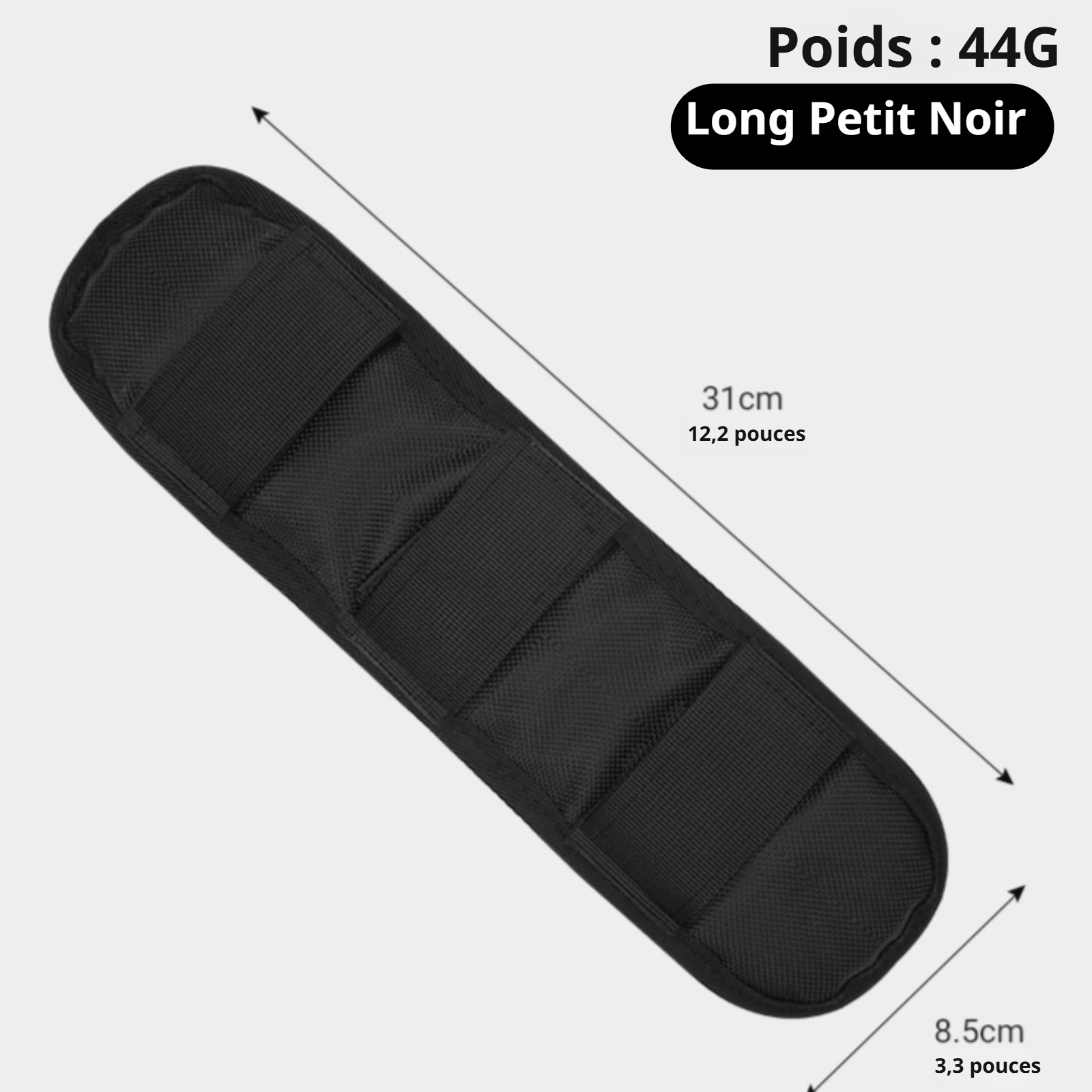 Accessoire sac à dos réduisant la pression sur l'épaule