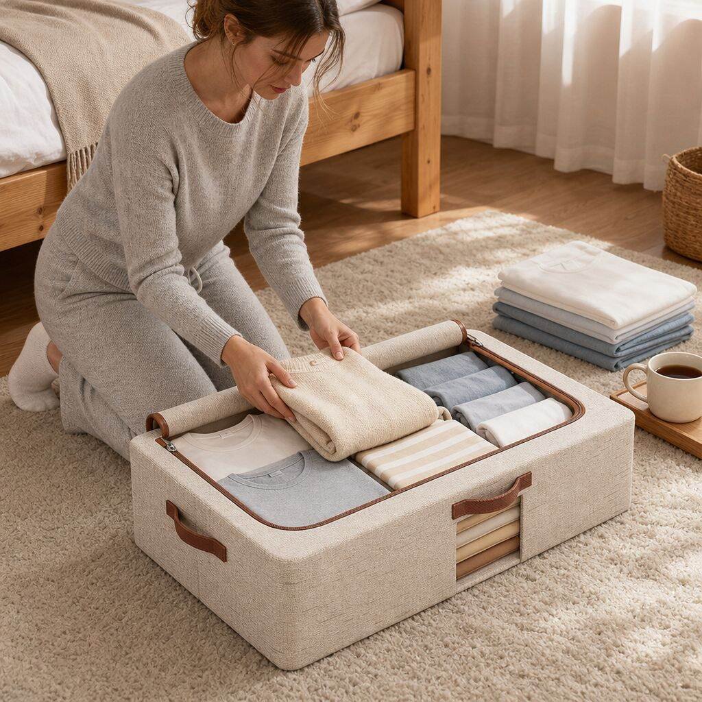 Under-Bed Storage Box with Wheels