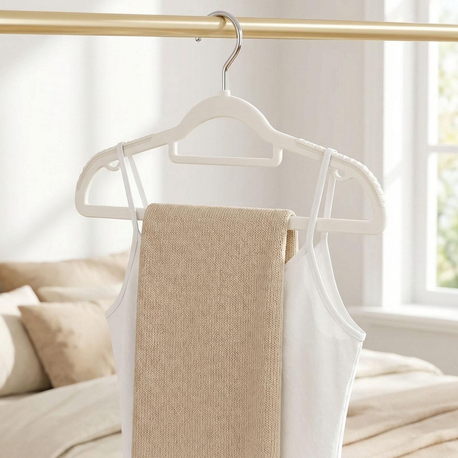 Sturdy household hangers for coats and dresses