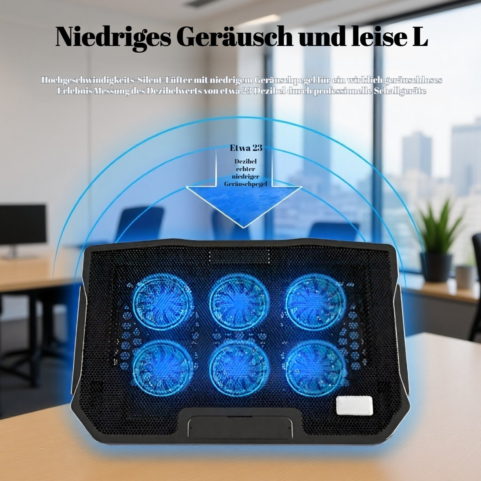 Gaming Notebook auf H9 Kühler montiert