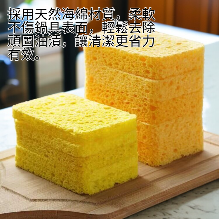廚房鍋用清洗刷 天然吸水海綿 清潔布 百潔布