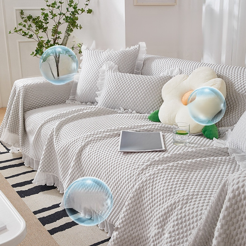 冰絲沙發罩加厚防滑全包組合沙發巾