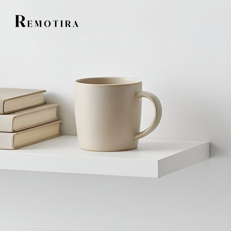 오프 화이트 심플 머그