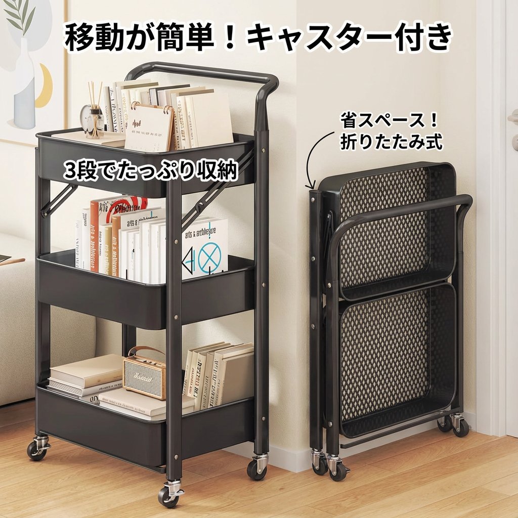 折りたたみ収納ラック