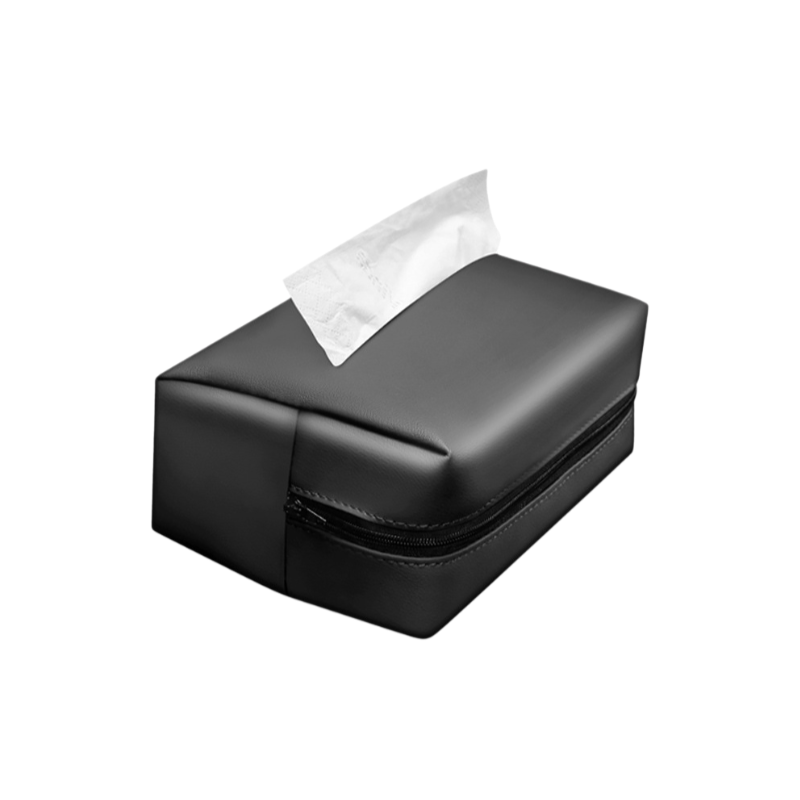 Car-mounted hanging tissue box