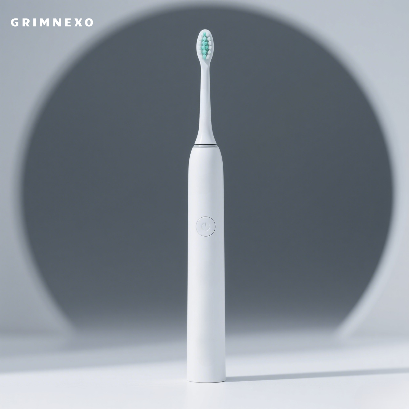 Electric toothbrush head with soft bristles for gentle cleaning