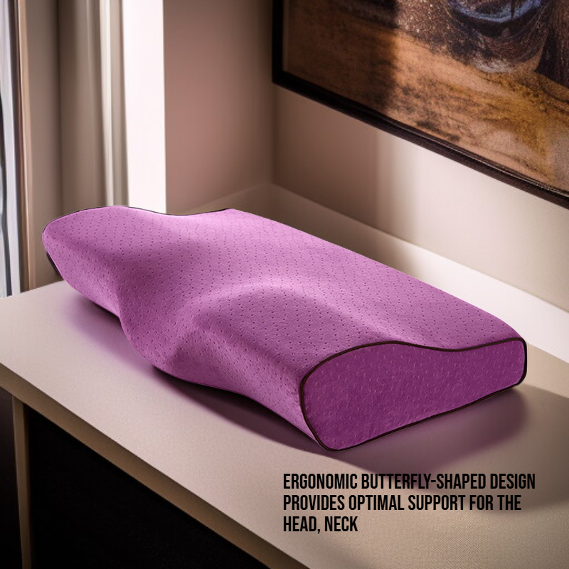 Ergonomic Butterfly Memory Pillow, Cervical Health Care Pillow Core