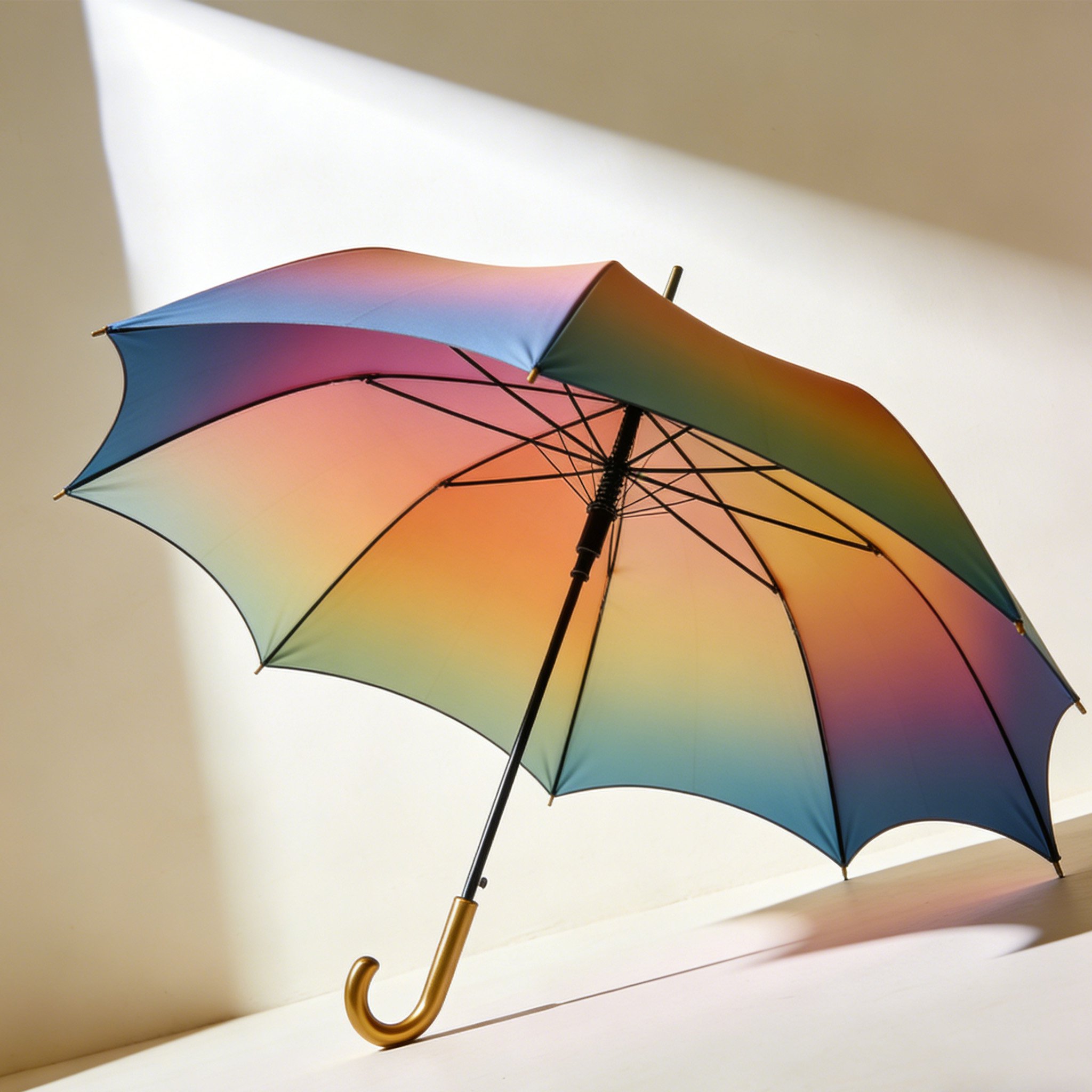 Juego de 3 paraguas resistentes al viento en color negro