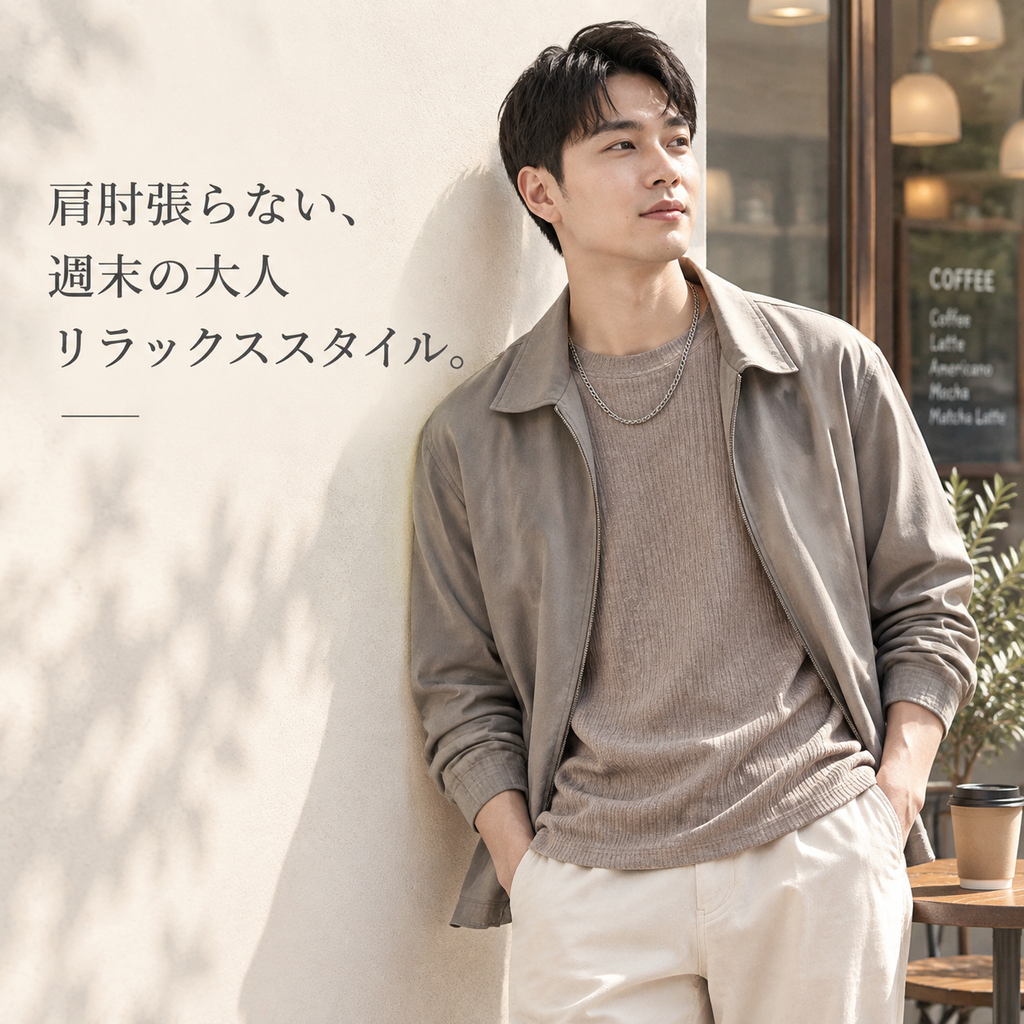 メンズ春秋用日本風縦ストライプ長袖Tシャツ