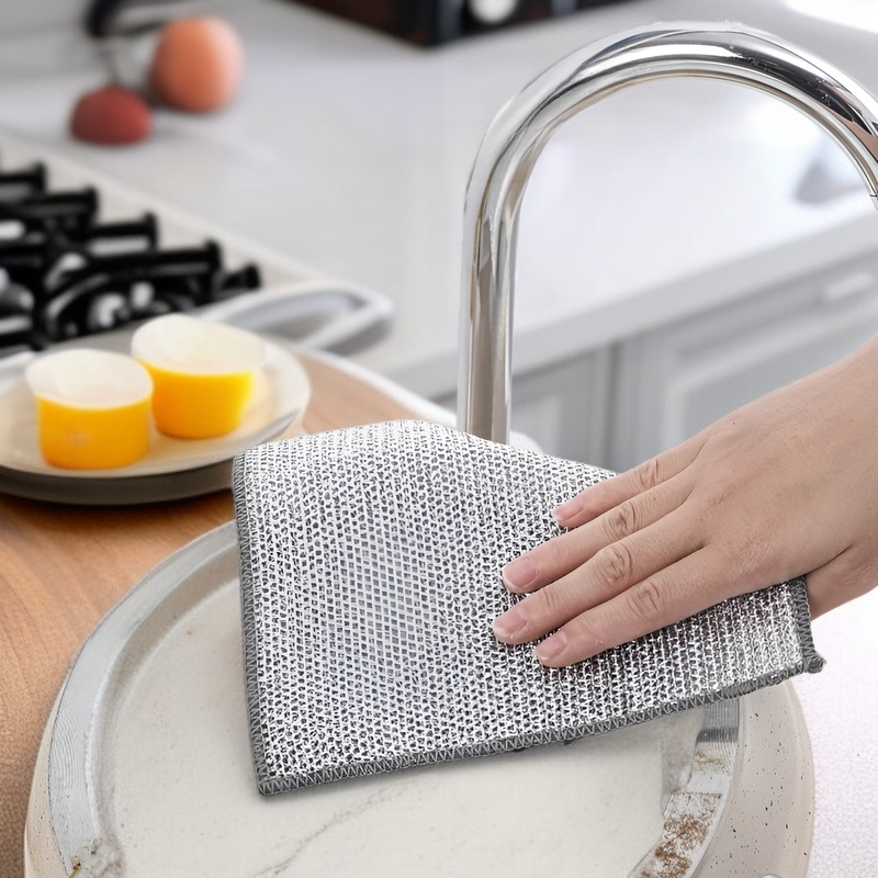 기름이 묻지 않는 설거지 수세미