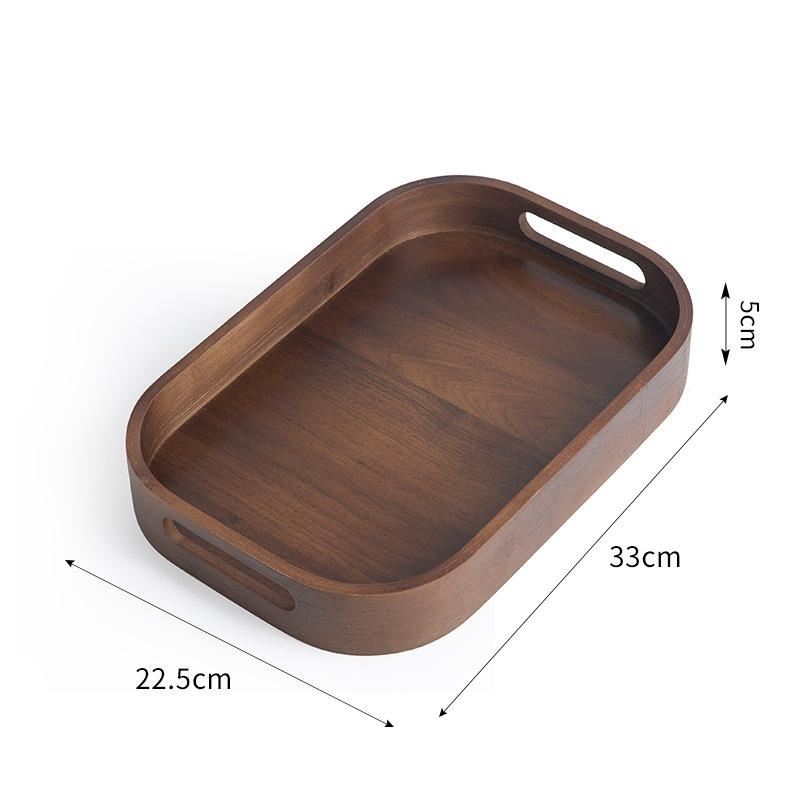 Bandeja de bambú para servir té