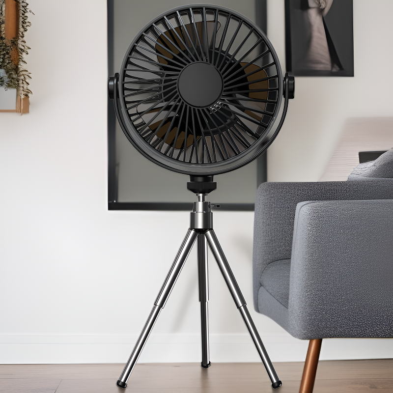 세 다리 경량 야외용 선풍기, 휴대하기 쉬움